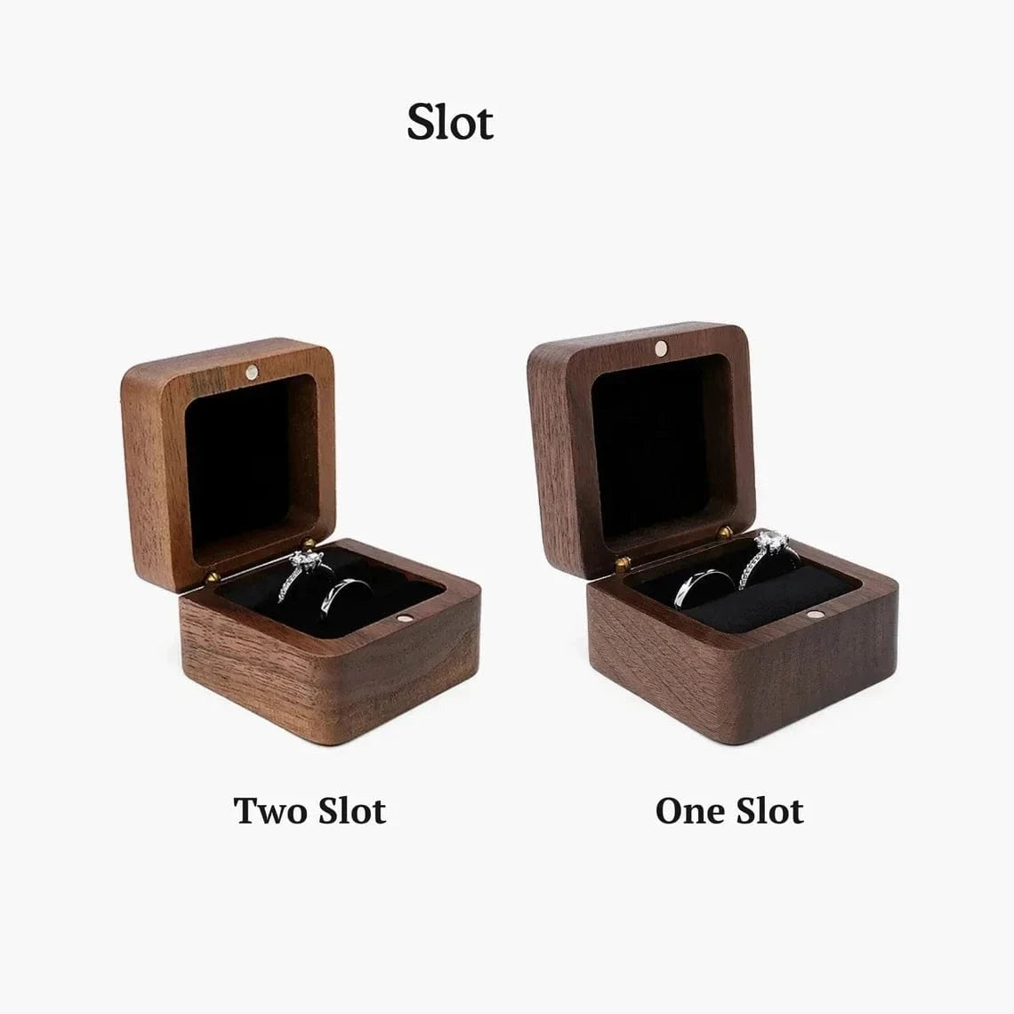 Ring 15. Blank Wood Luxury Jewelry Box Wedding Ring Box Earring Rings Jewelry Organizer Bracelet Package Case Jewelry Anniversary Gift Horaclek