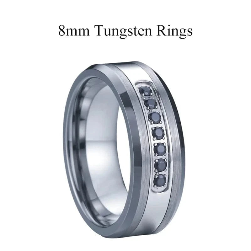 Ring 24. Latest High Quality 18k Gold Plated Tungsten Jewelry Anniverary Wedding Couples Rings for Men And women wholesale price Horaclek