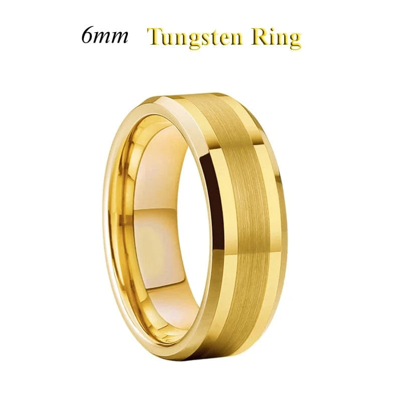 Ring 24. Latest High Quality 18k Gold Plated Tungsten Jewelry Anniverary Wedding Couples Rings for Men And women wholesale price Horaclek
