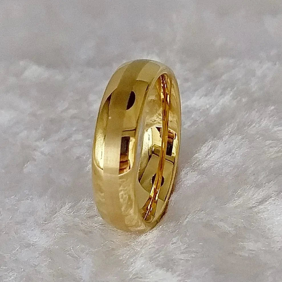 Ring 24. Latest High Quality 18k Gold Plated Tungsten Jewelry Anniverary Wedding Couples Rings for Men And women wholesale price Horaclek