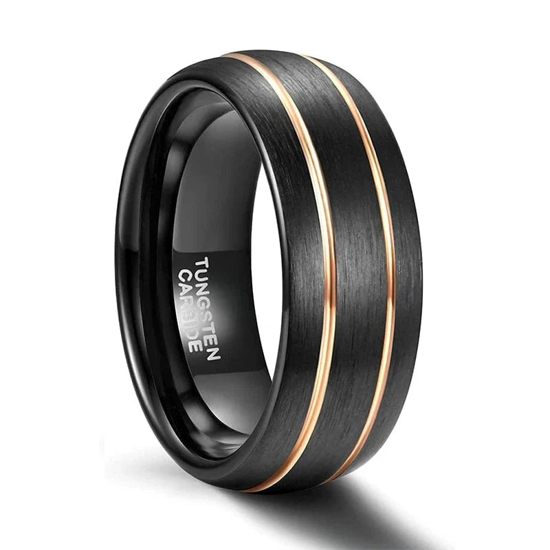 Ring Blaue Doppellinie 7 / Gold Horaclek