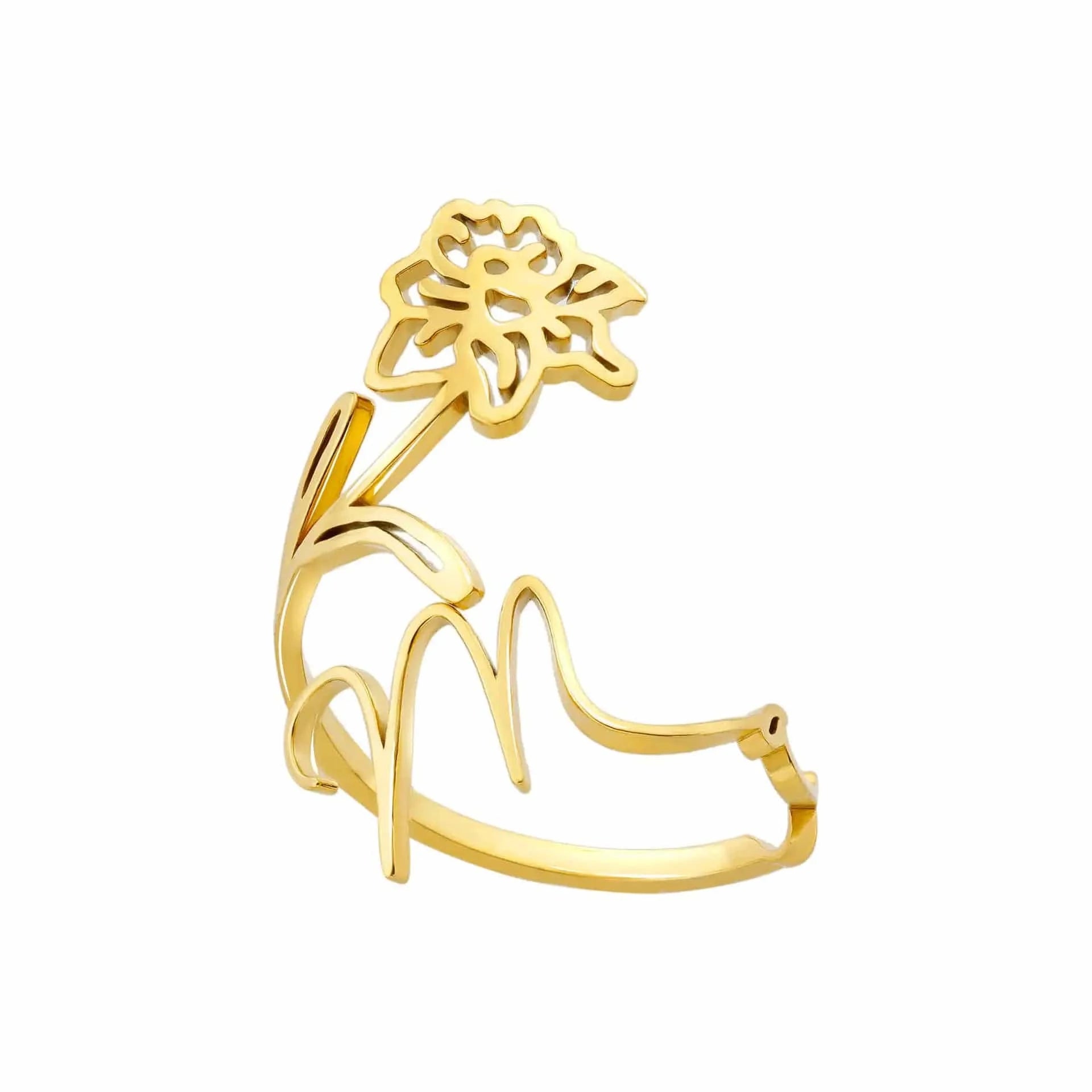 Ring Geburtsmonat Gravur Resizable / Open ring / 3 Horaclek