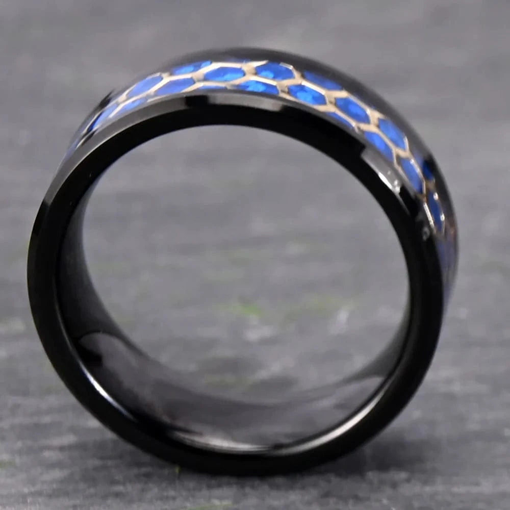 Ring Opalblau Glanz Horaclek