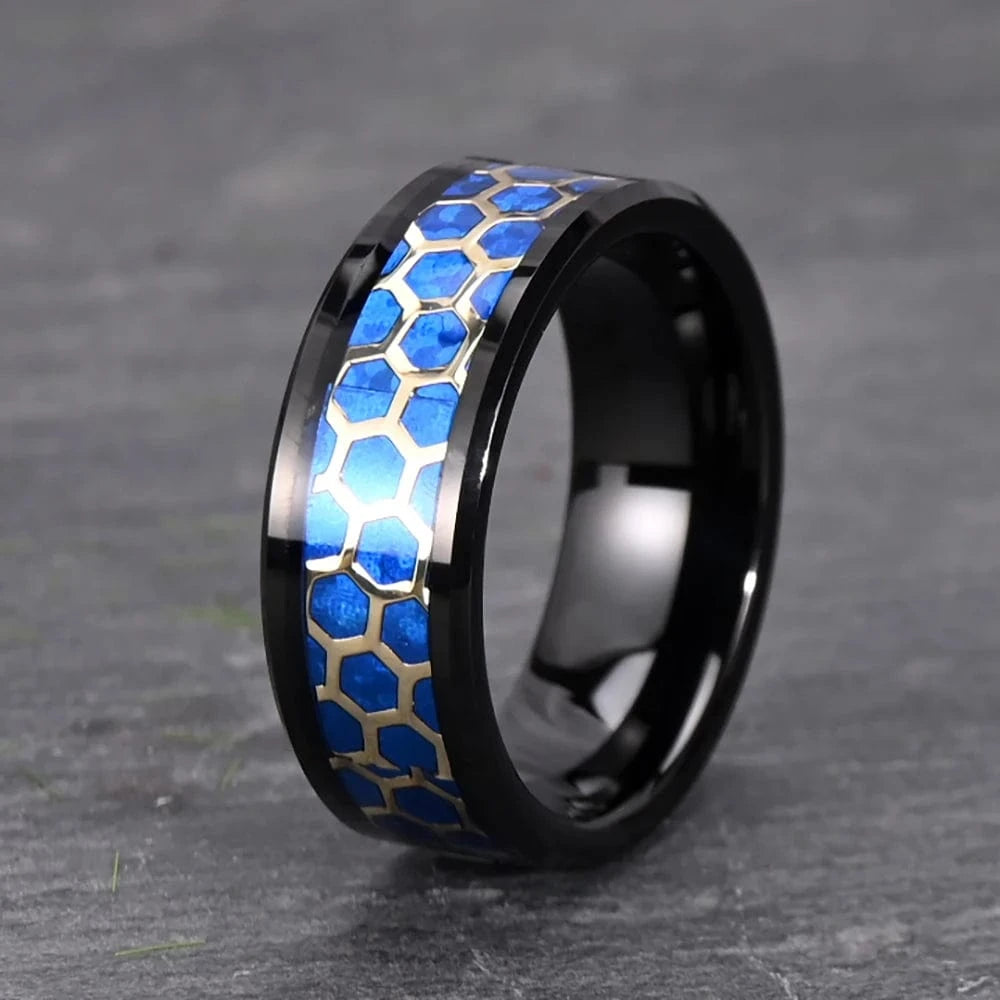 Ring Opalblau Glanz Horaclek