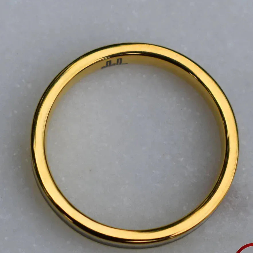 Ring Tungsten Gold Opal Ring 4mm My Store