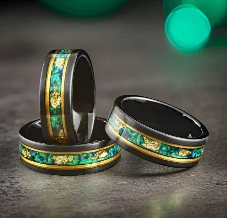 Horaclek Rings EISEN UND BLATTGOLD