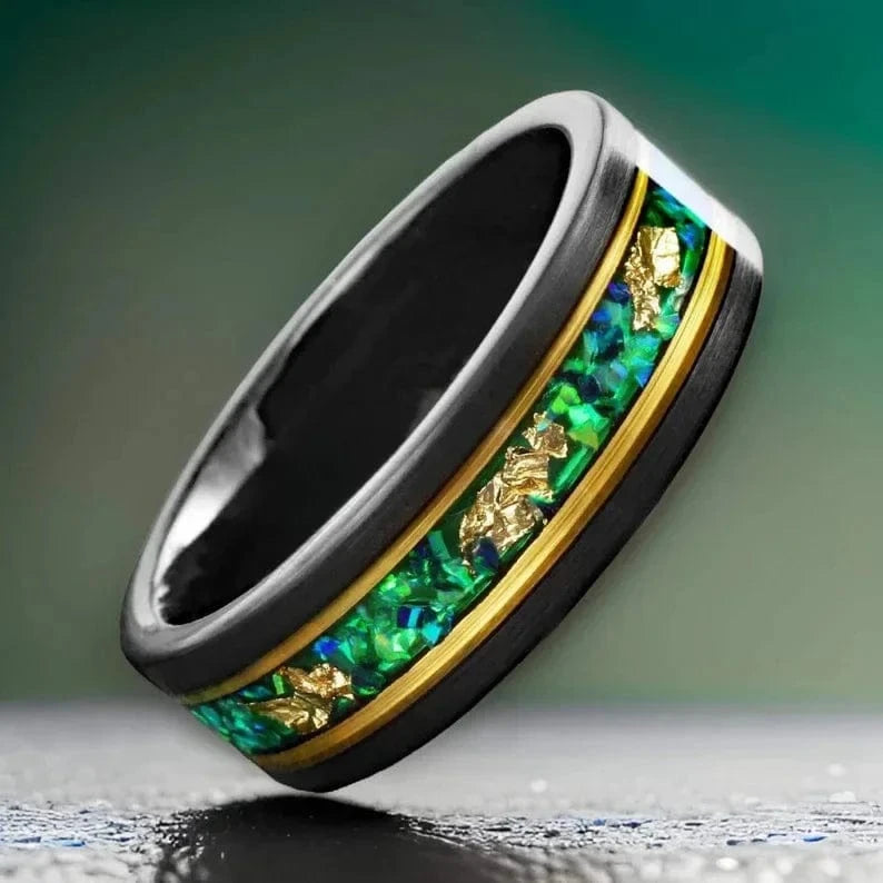 Horaclek Rings EISEN UND BLATTGOLD